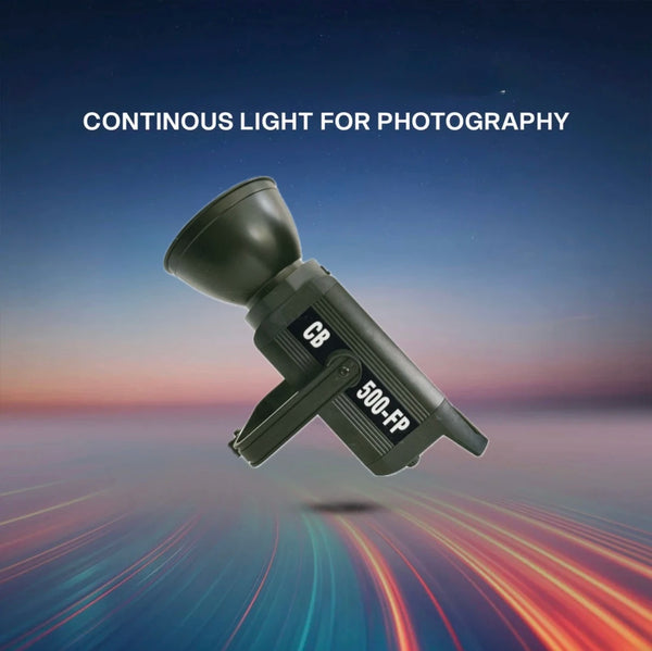 Foton Power 500FP COB Light – 500W High Brightness | CRI 95+, Remote Control, 360° Rotation & 9 FX Modes | 2800K–6800K Temp Control