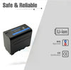 Foton Power NP-F980 Professional Video Light Battery – 7.2V, High Capacity Lithium-Ion Battery for Sony Video Cameras