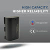 Foton Power LP-E6NH RechargeableBattery – 7.2V, 2130mAh Lithium-Ion | Compatible with Canon EOS R/R5/R6/RA, 5D, 6D, 7D, 90D, 80D, and More