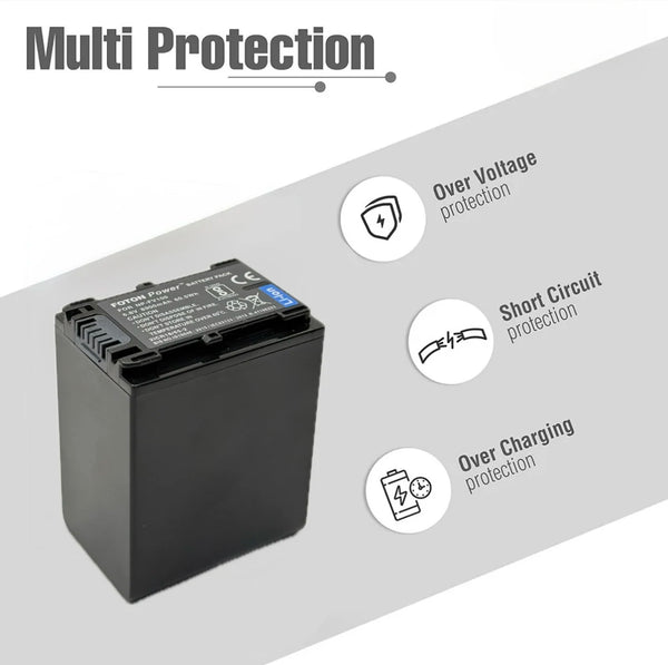 Foton Power NP-FV100 6500mAh Digital Li-ion Battery for Sony DCR Series Camcorders