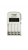 Foton Power Smart LCD Charger – Charges 4 AA/AAA Batteries Independently