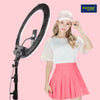20-Inch Pro LED Ring Light – Remote Controlled | 3000K–6500K, 460 LEDs, 96W | 3 Modes & 10 Brightness Levels