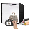 Foton Power LED Tent House Mini Studio – 40x40cm Foldable Light Box | 3200K–6500K Color Temp, 12 Color Backgrounds, Diffuser