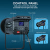 Foton Power 500FP COB Light – 500W High Brightness | CRI 95+, Remote Control, 360° Rotation & 9 FX Modes | 2800K–6800K Temp Control