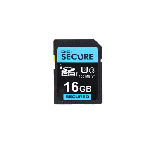 Digi Secure 16GB SD Card – Ultra Fast, Up to 100MBps, Highly Resistant Memory Card