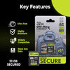 DIGI-SECURE 32GB ULTI MAX SD Card – Ultra-Fast 120 Mbps | Reliable, Rugged & Versatile Storage for Every Device