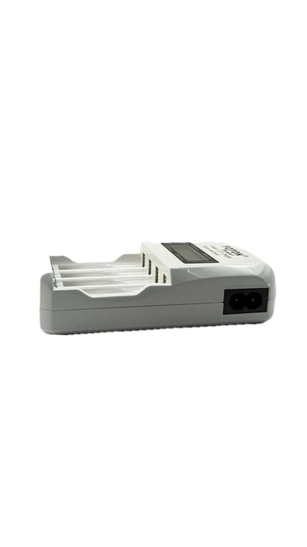 Foton Power Smart LCD Charger – Charges 4 AA/AAA Batteries Independently